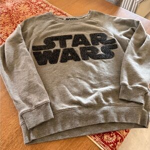 Star Wars Black and Gray Crewneck Sweatshirt